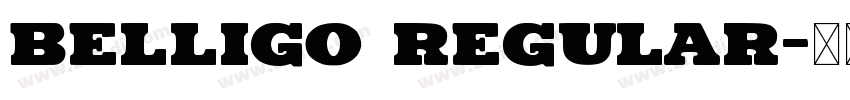 Belligo Regular字体转换